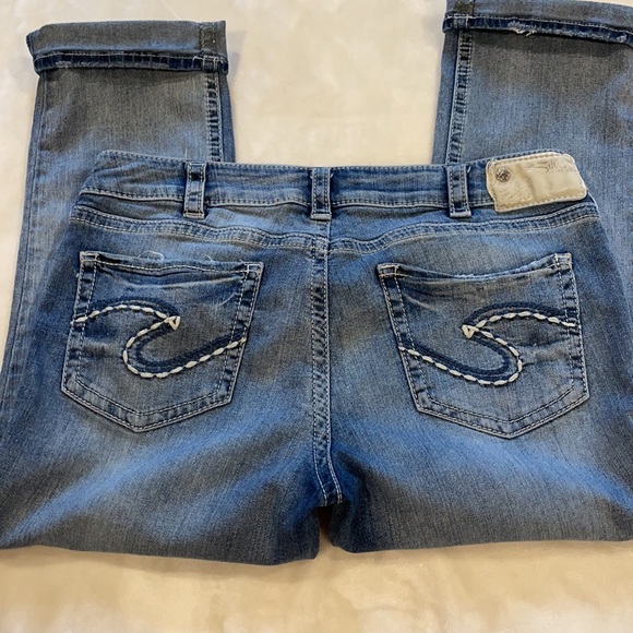 Silver Jeans Aiko Capris 31/22.5 Mid-Rise - Picture 7 of 11